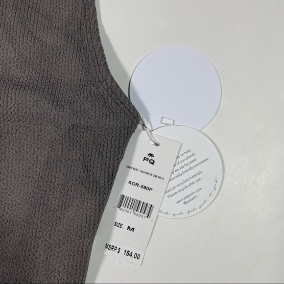 New Pilyq PQ Sand Reef High Neck One Piece Swimsuit - Picture 4 of 5